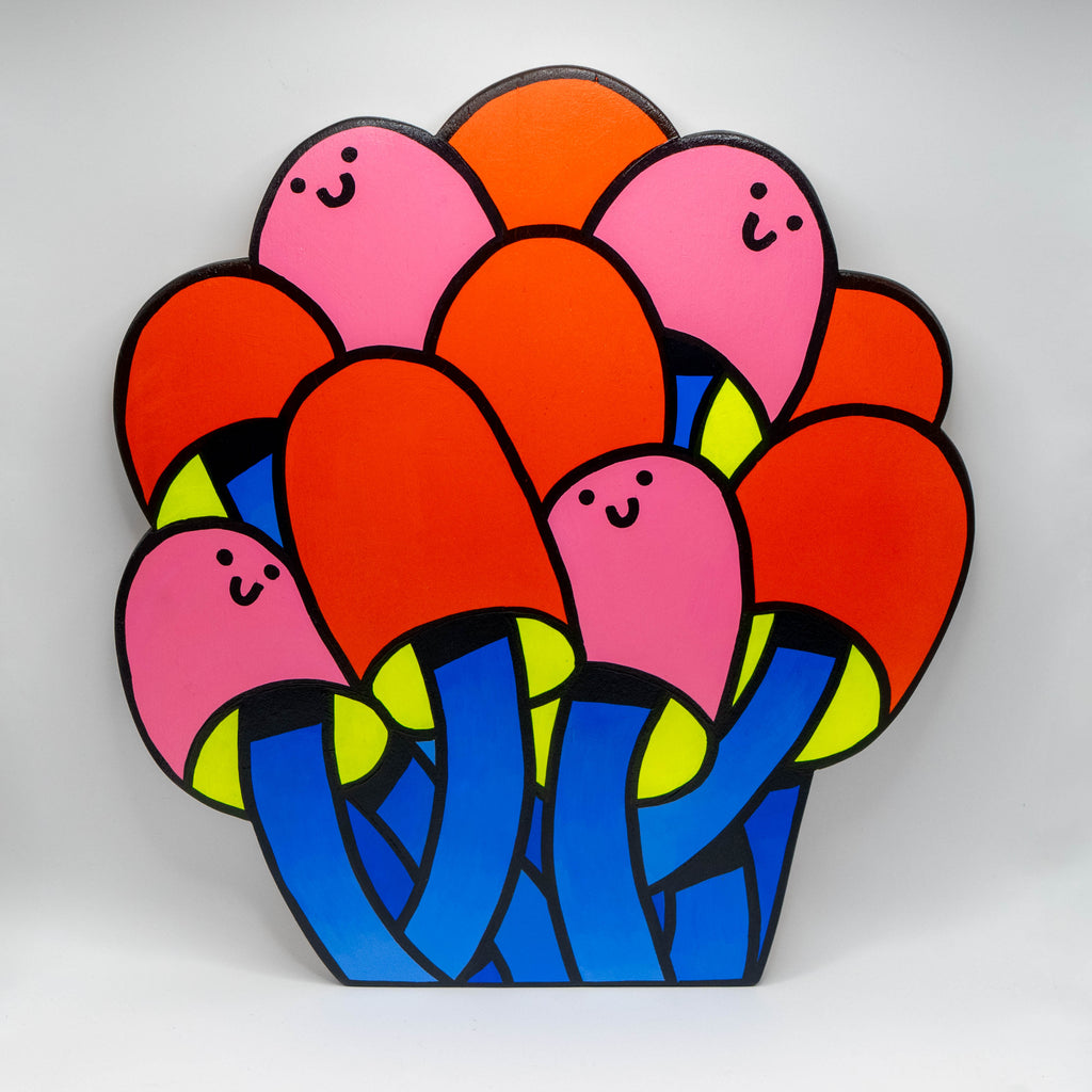 Lienke Raben - Wooden Mushrooms