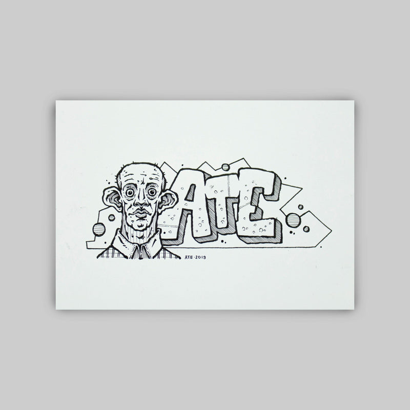 ATE Ezse - Untitled 7 - Circus Network Street Art and Illustration