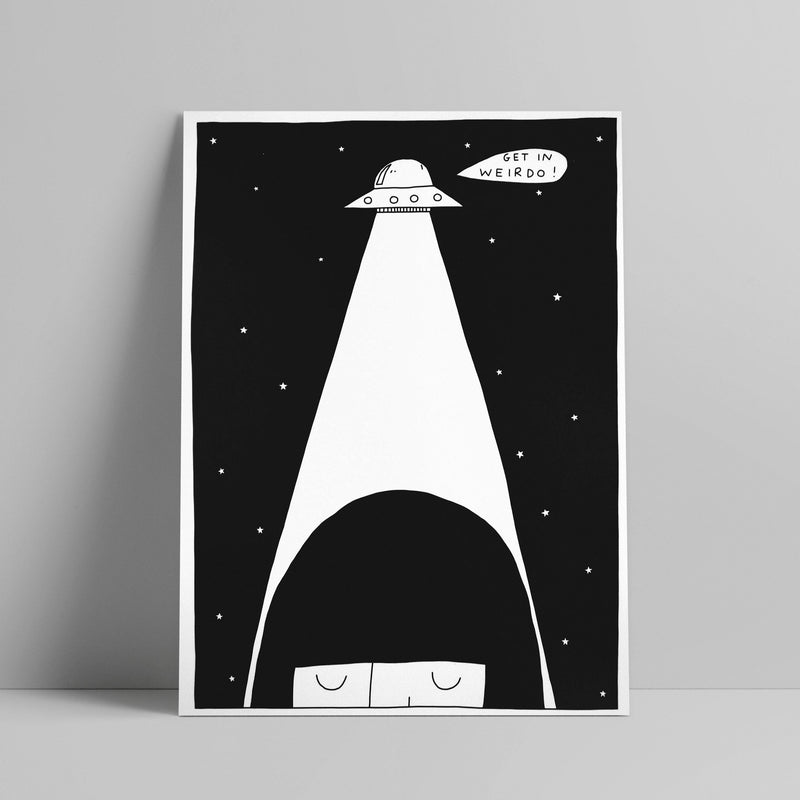 Lara Luís - Get in Weirdo - Circus Network Street Art and Illustration