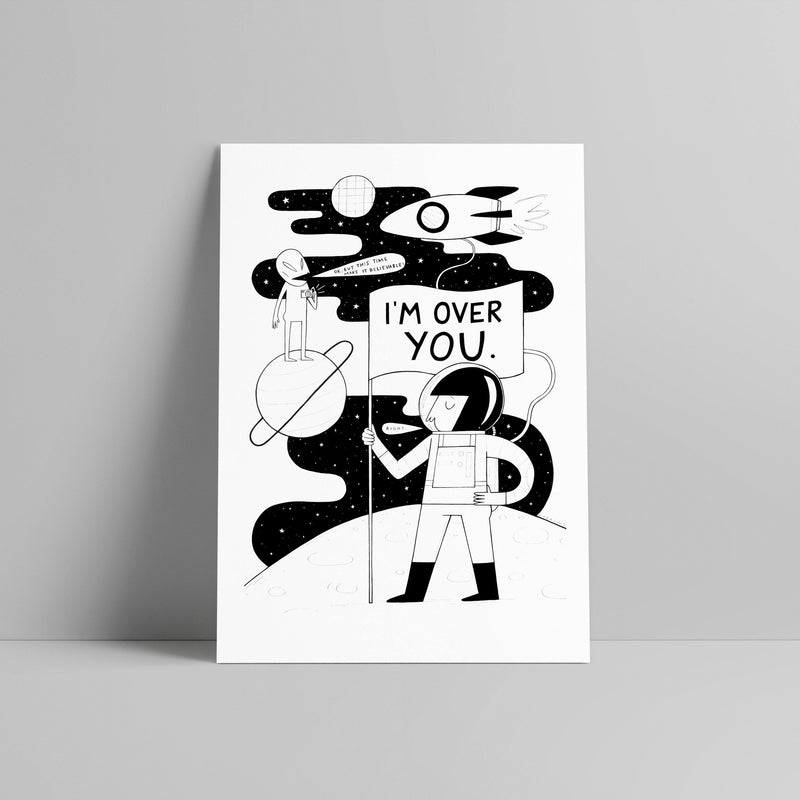 Lara Luís - I'm Over You - Circus Network Street Art and Illustration