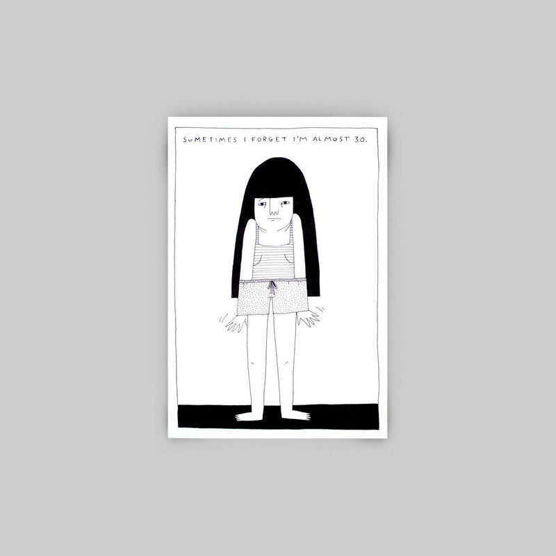 Lara Luís - Sometimes I Forget I'm Almost 30 - Circus Network Street Art and Illustration