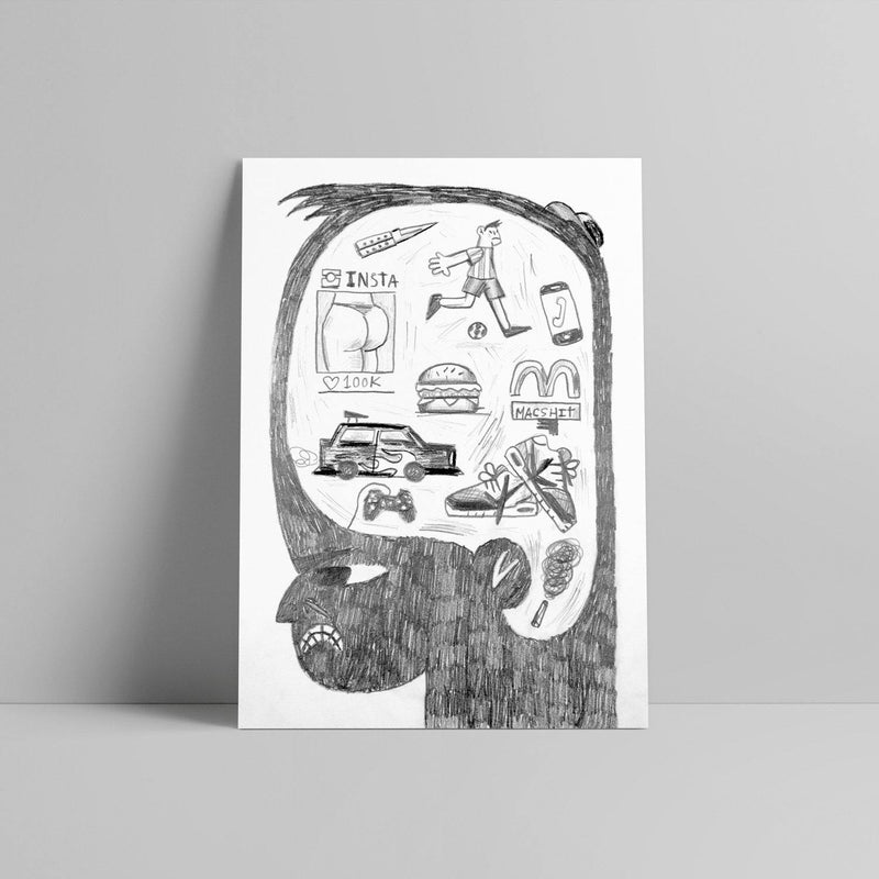 Bruno Lisboa - Mente de um Guna - Circus Network Street Art and Illustration