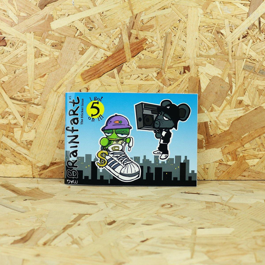 Brainfart Mag - #5 The Sticker Issue - Circus Network Street Art and Illustration