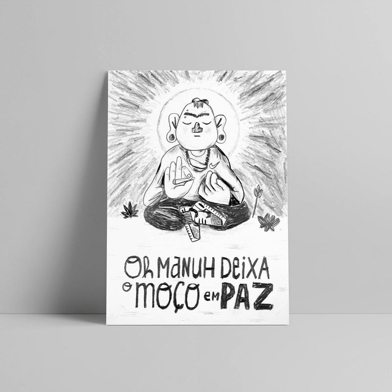Bruno Lisboa - Oh Manuh Deixa o Moço - Circus Network Street Art and Illustration