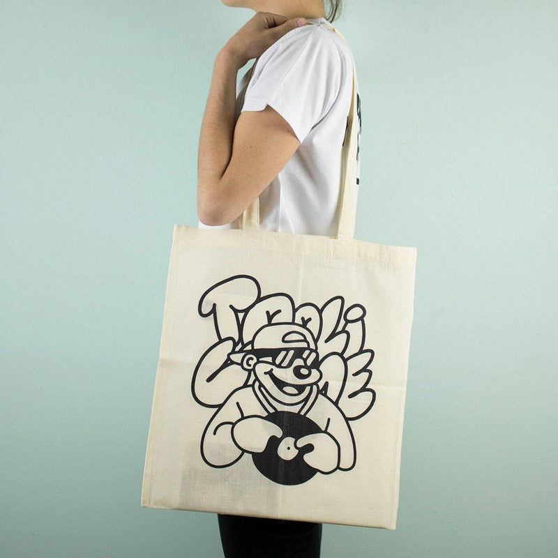 Tooli Creme - Tote-bag - Circus Network Street Art and Illustration