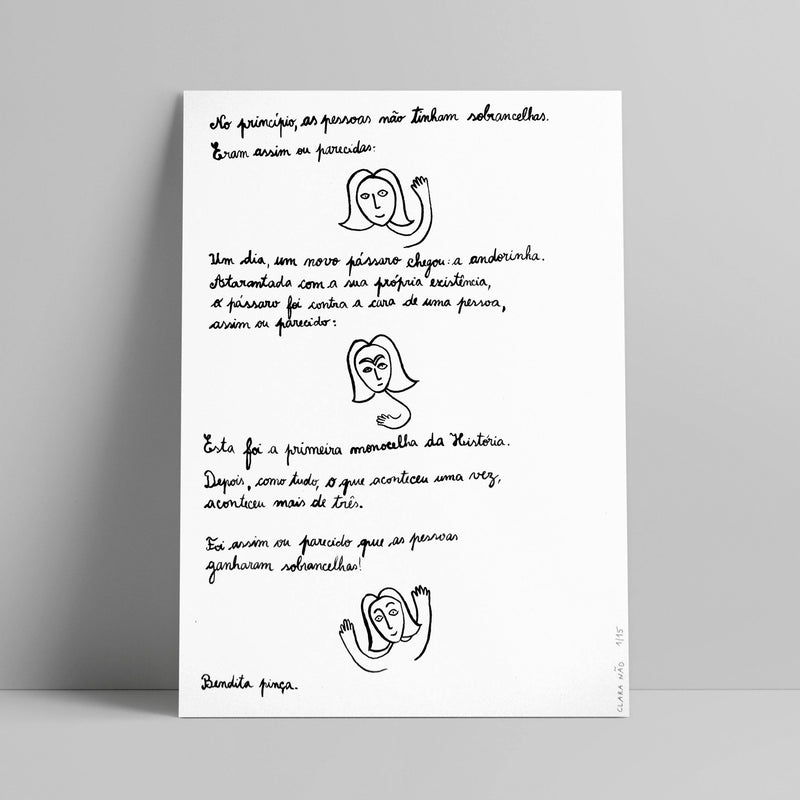 Clara Não - Sobreancelha - Circus Network Street Art and Illustration