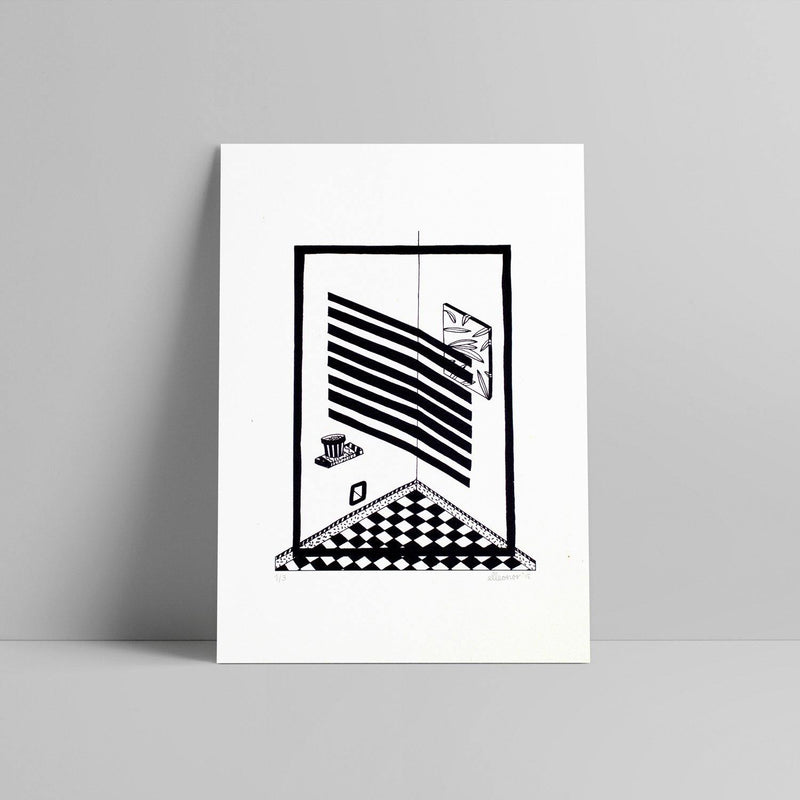 Elleonor - Perspectiva preto - Circus Network Street Art and Illustration in Porto Portugal