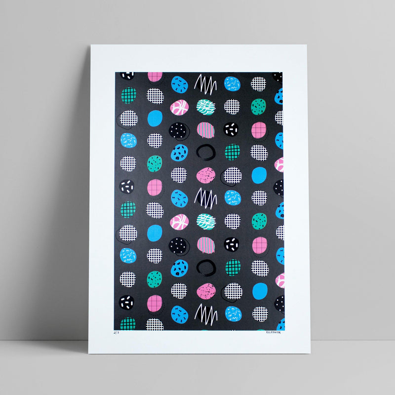 Elleonor - Pattern Dots - Circus Network Street Art and Illustration