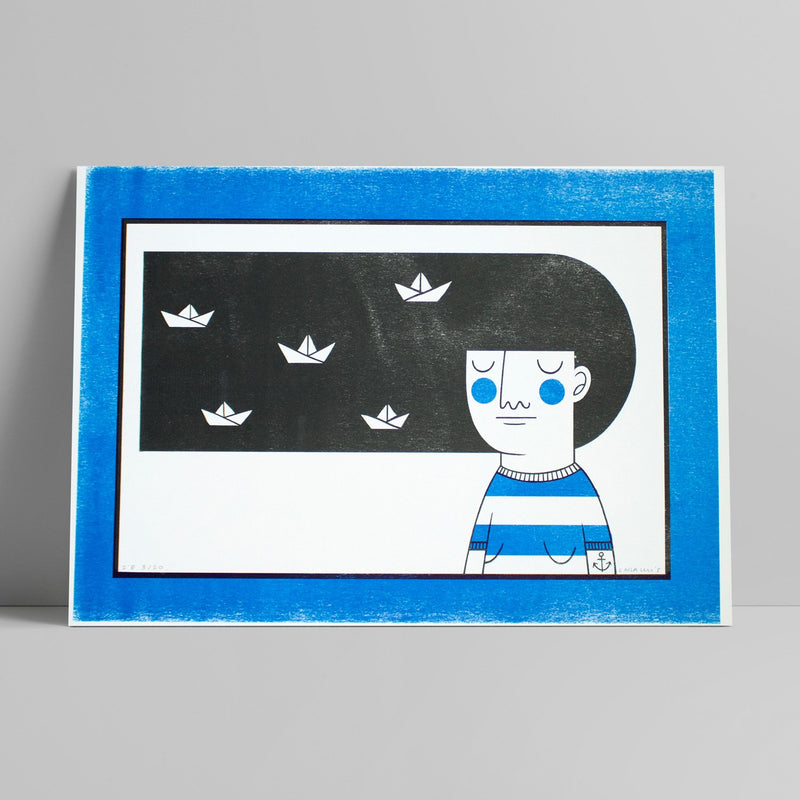 Lara Luís - Sailor - Circus Network Street Art and Illustration in Porto Portugal