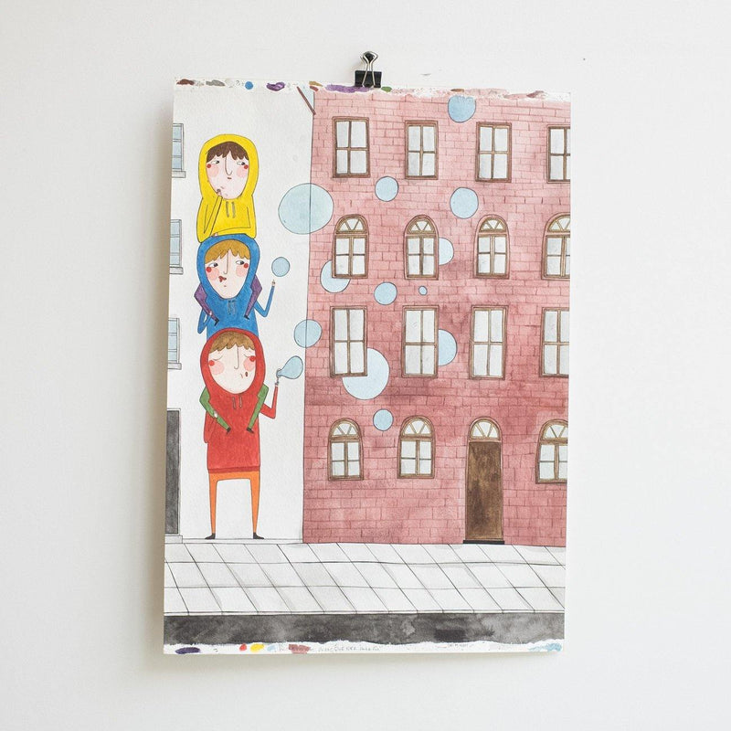 Rafaela Rodrigues - Avenida das Caras Lindas, nº5 - Circus Network Street Art and Illustration