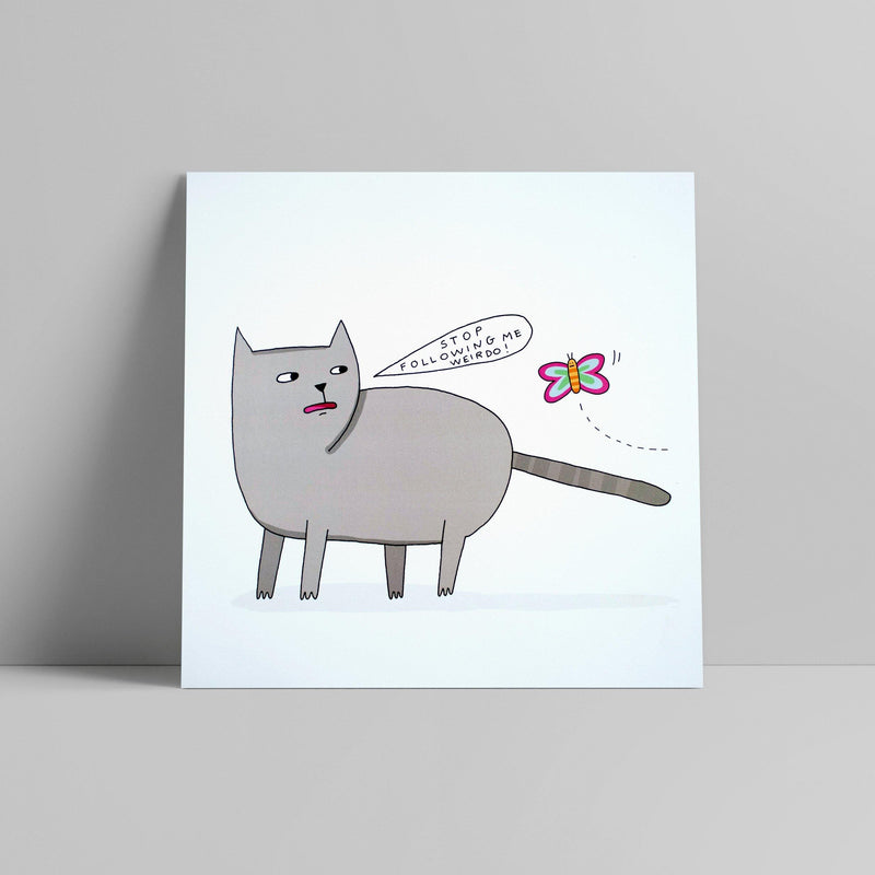 Lara Luís - Stop Following me Weirdo - Circus Network Street Art and Illustration