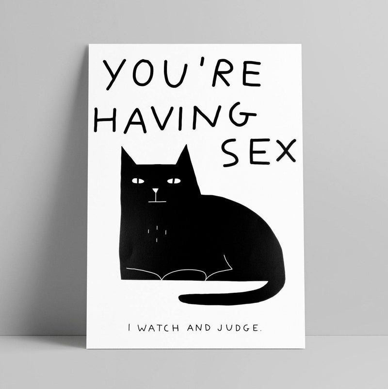 Lara Luís - You-re Having Sex I Watch And Judge - Circus Network Street Art and Illustration