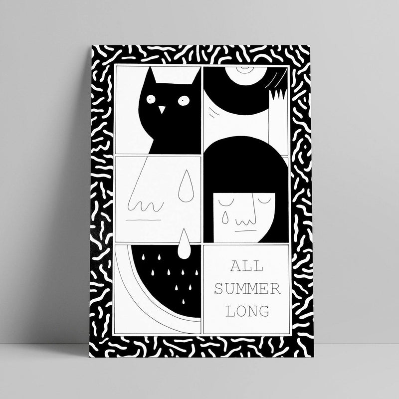 Lara Luís - All Summer Long - Circus Network Street Art and Illustration in Porto Portugal