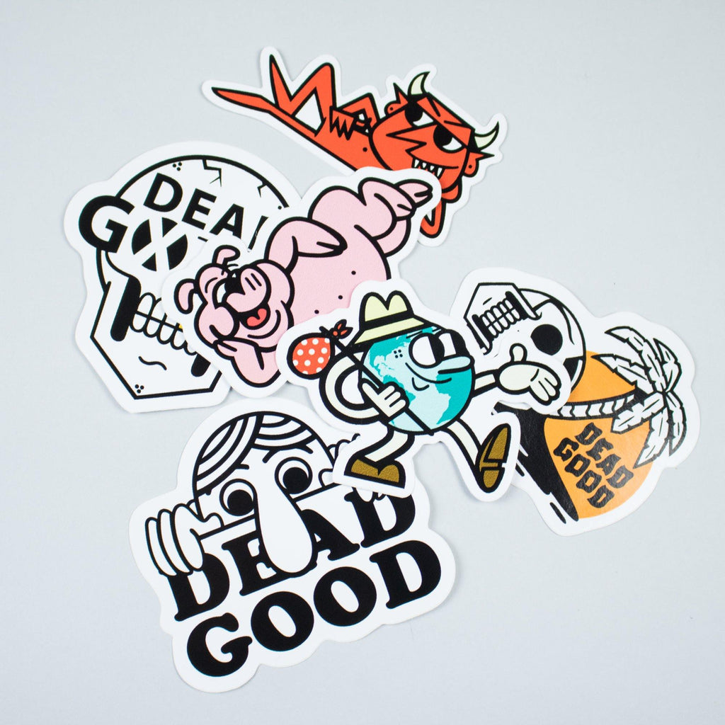 45RPM Sticker Pack - Circus Network Street Art and Illustration