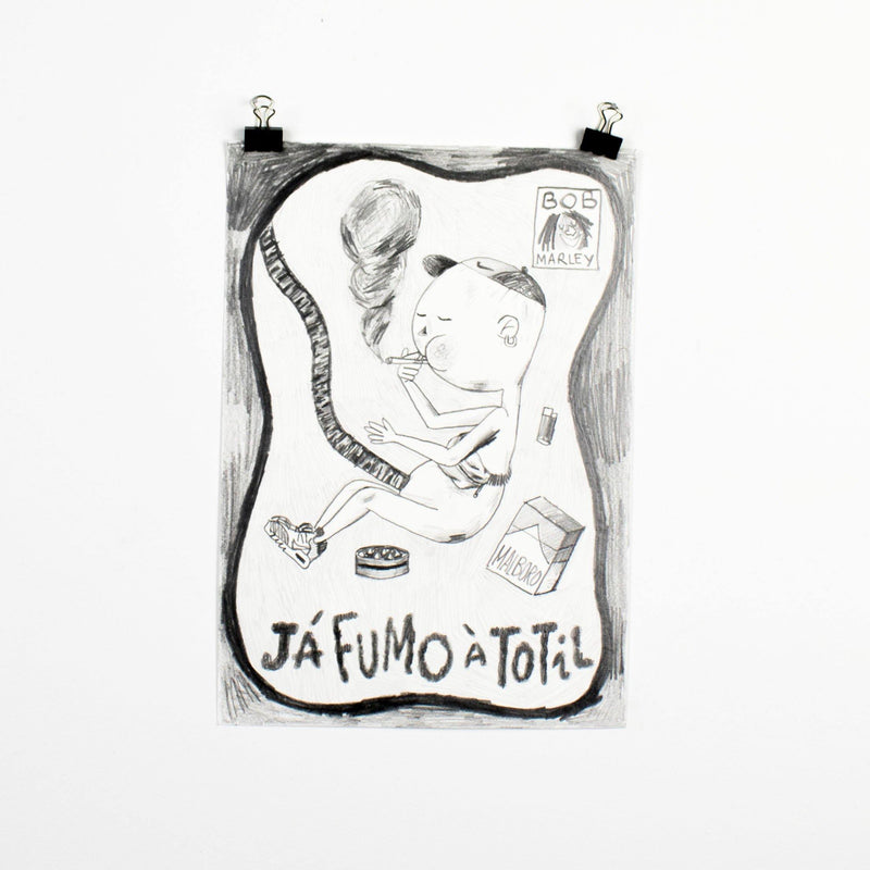 Bruno Lisboa - Já Fumo à Totil - Circus Network Street Art and Illustration