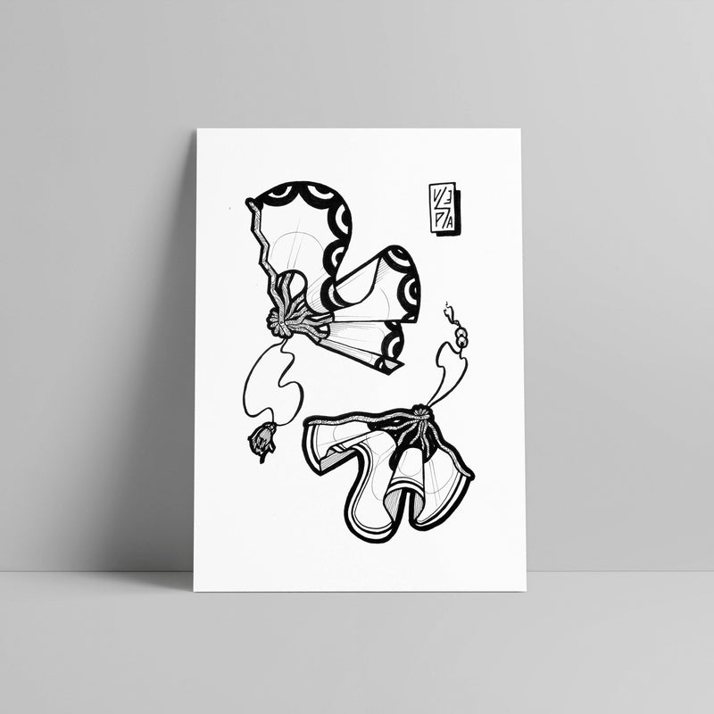 Veshpa - Vestidos/Leques - Circus Network Street Art and Illustration