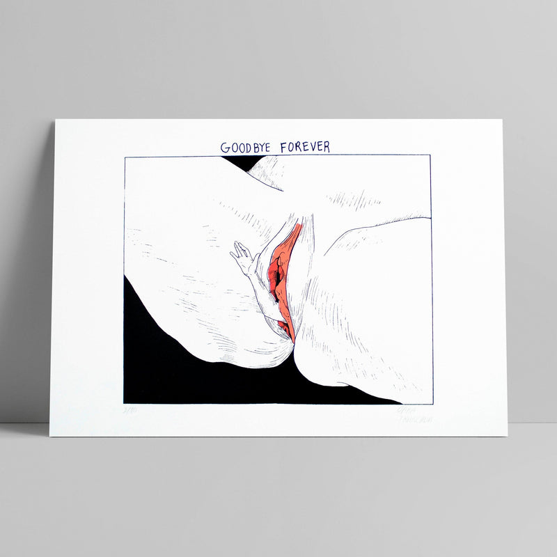 Cara Trancada - Goodbye Forever - Circus Network Street Art and Illustration