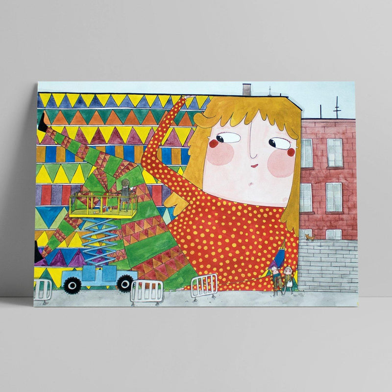 Rafaela Rodrigues - Rua Santa Cecília - Circus Network Street Art and Illustration