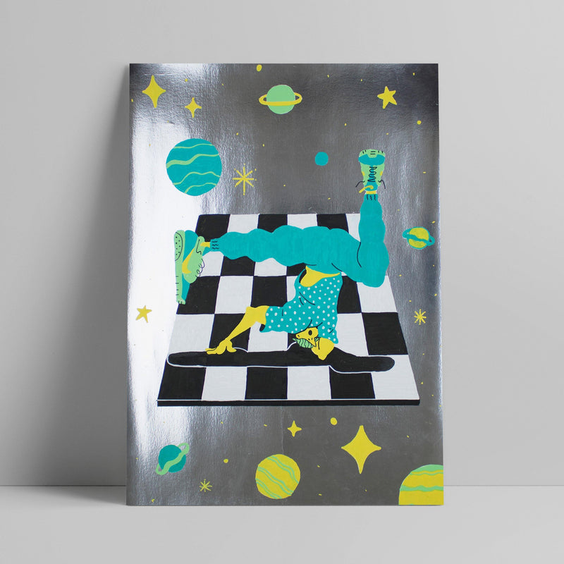 Bruno Lisboa - Disco Break Dancer - Circus Network Street Art and Illustration