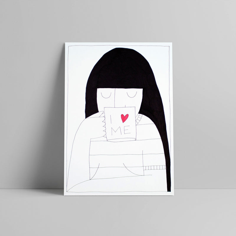 Lara Luís - I Love Me - Circus Network Street Art and Illustration