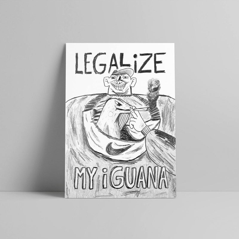 Bruno Lisboa - Legalize MYiGUANA - Circus Network Street Art and Illustration