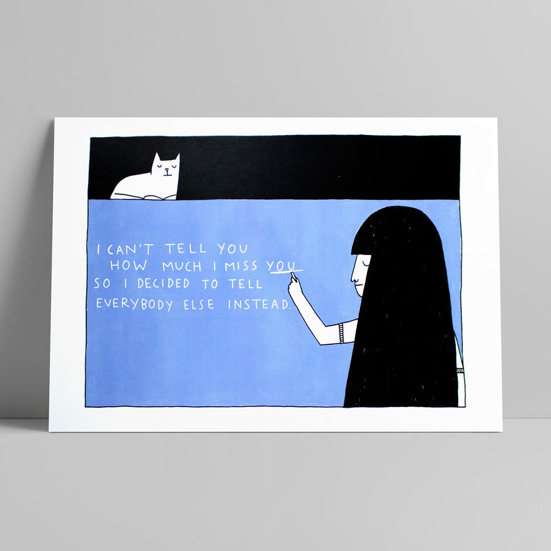 Lara Luis - Miss you - Circus Network Street Art and Illustration in Porto Portugal