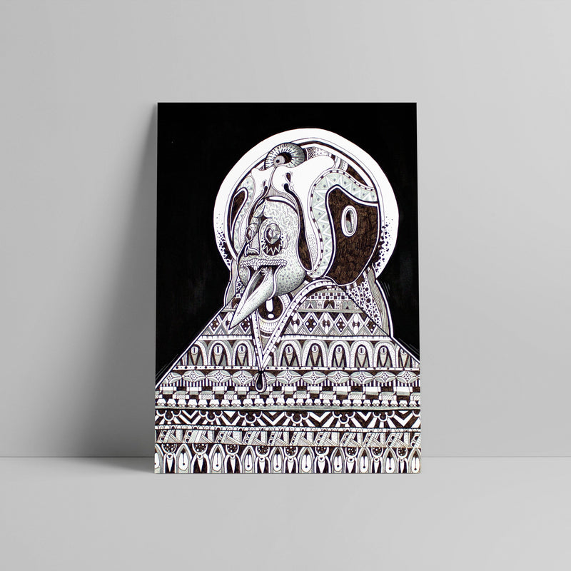 Andy Calabozo - Psico Pope - Circus Network Street Art and Illustration