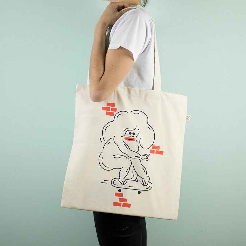 Nina Fernande - Skater Girl - Tote-bag - Circus Network Street Art and Illustration