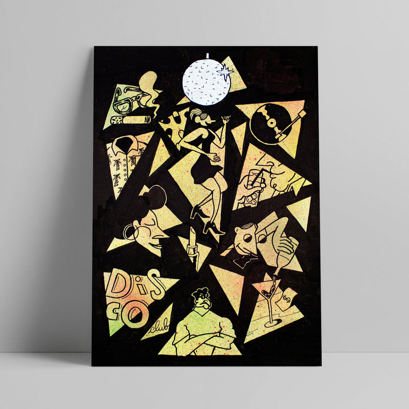 Bruno Lisboa - Disco Club - Circus Network Street Art and Illustration