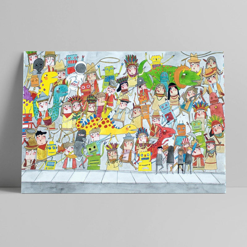 Rafaela Rodrigues - Vereda das Caixas - Circus Network Street Art and Illustration