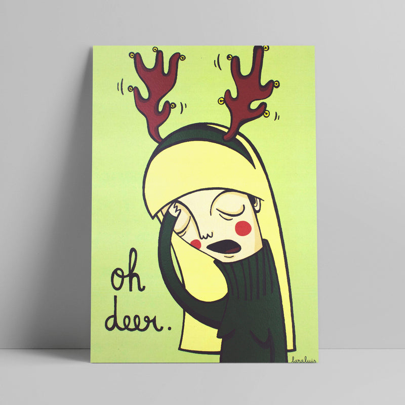 Lara Luís - Oh Deer - Circus Network Street Art and Illustration