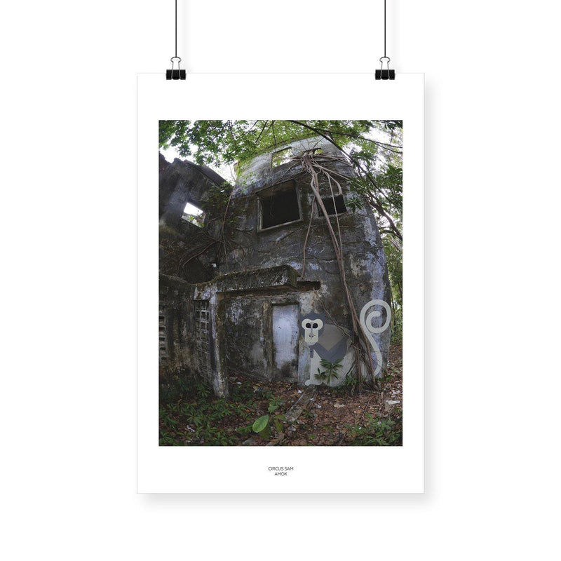 SAM - Amok Island - Circus Network Street Art and Illustration in Porto Portugal