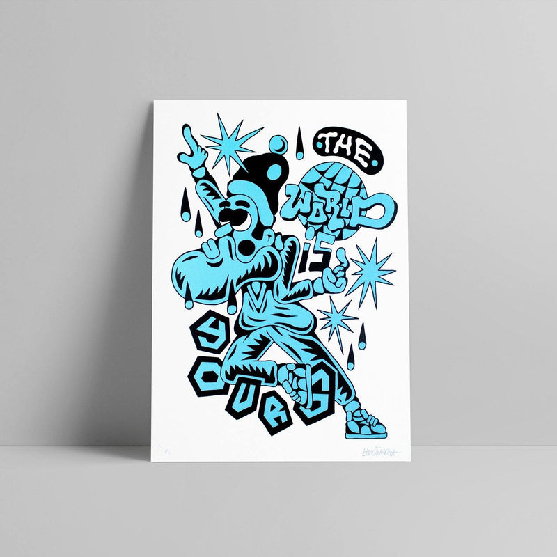 The Caver - The World Is Ours - Circus Network Street Art and Illustration