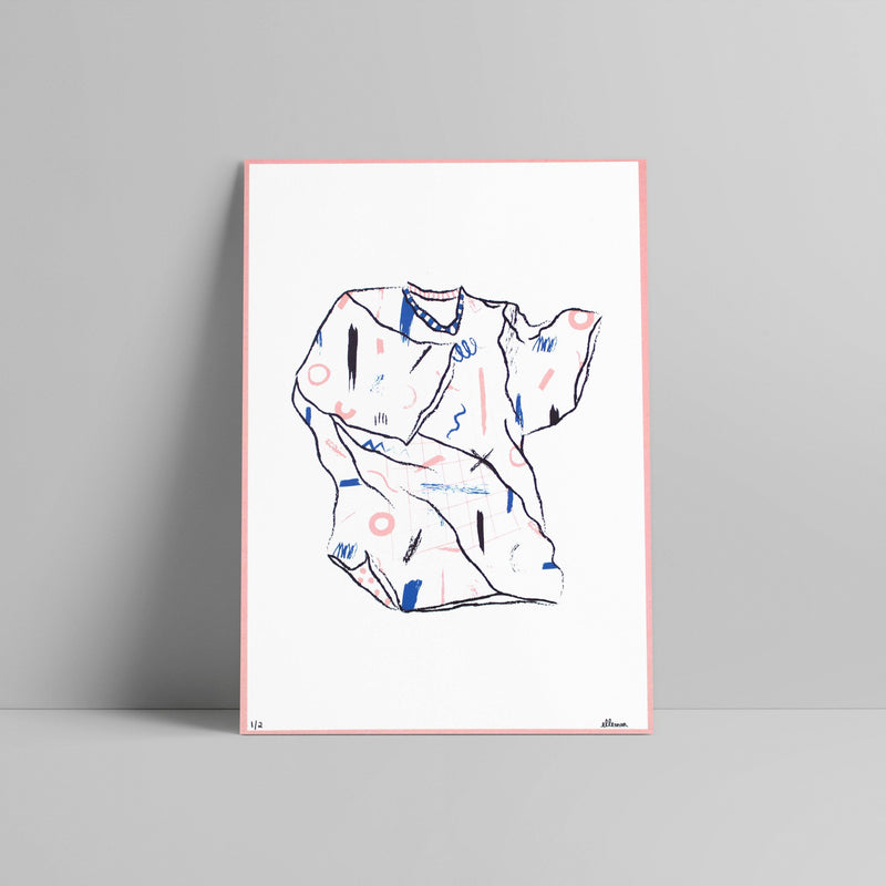 Elleonor - Brush Tee - White - Circus Network Street Art and Illustration