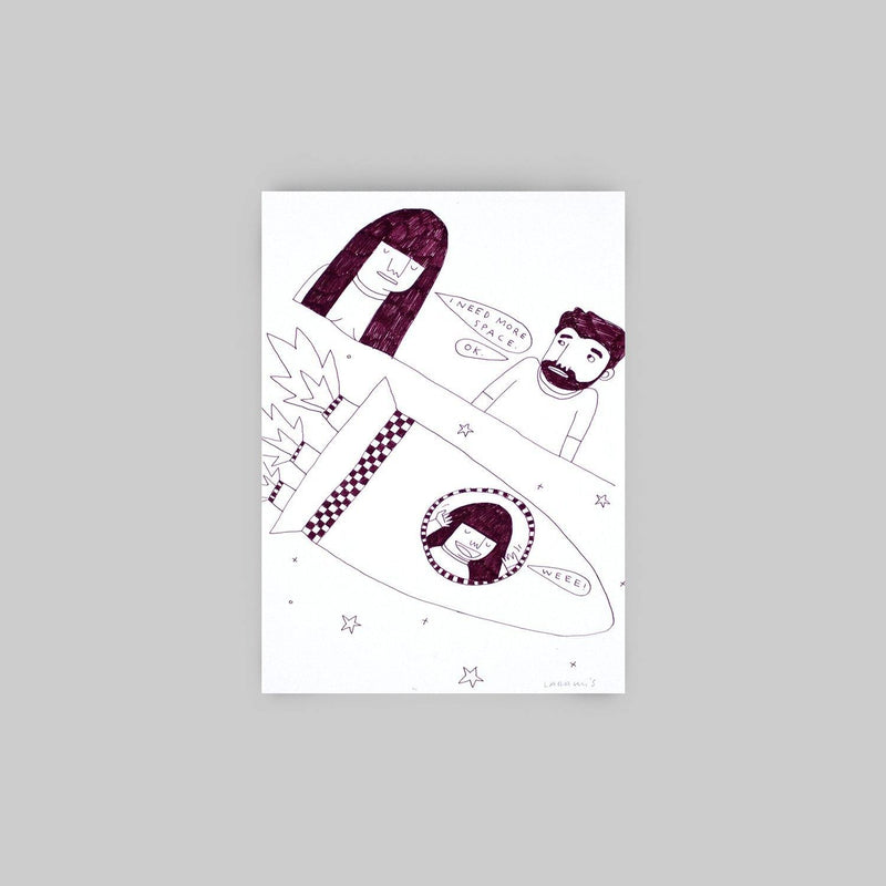 Lara Luís - I Need More Space - Circus Network Street Art and Illustration