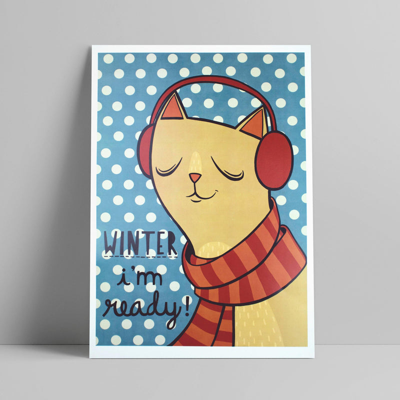 Lara Luís - Winter, I'm Ready - Circus Network Street Art and Illustration