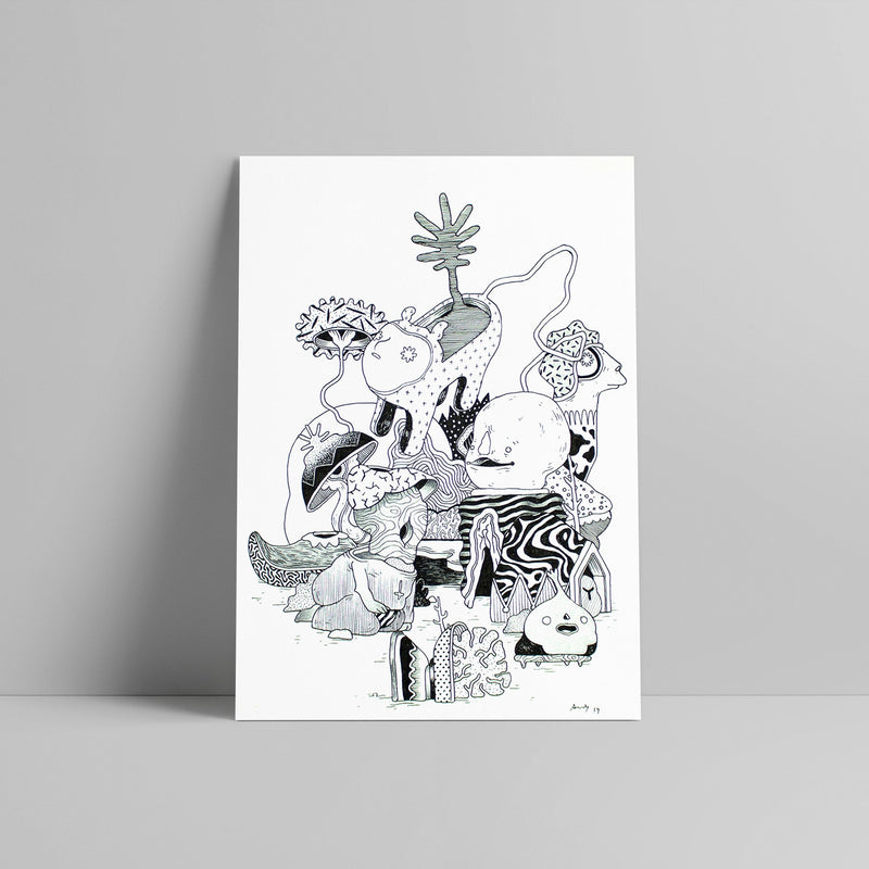 Andy Calabozo - Proven theory nº12 - Circus Network Street Art and Illustration