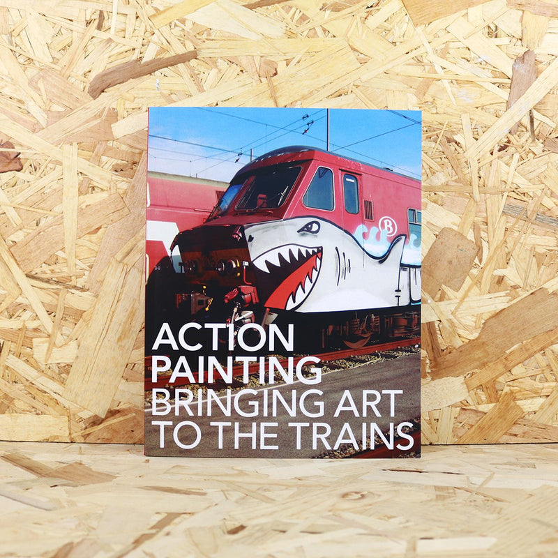 Kristian Kutschera - Action Paiting - Bringing Art to the Trains - Circus Network Street Art and Illustration in Porto Portugal