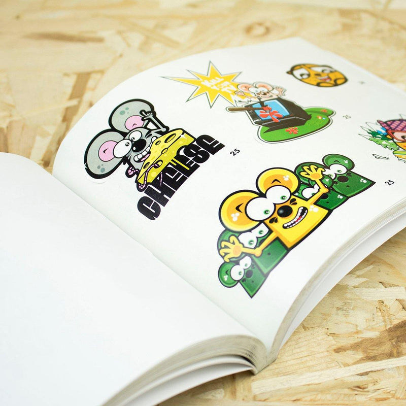 Sticky Icky - Livro Stickers - Circus Network Street Art and Illustration