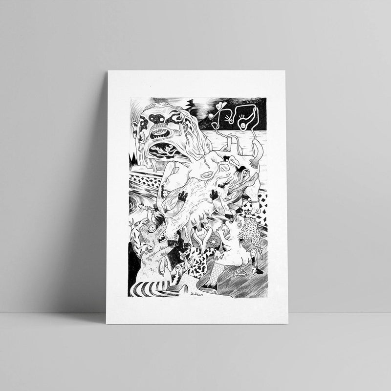 Andy Calabozo - Circus Network Street Art and Illustration