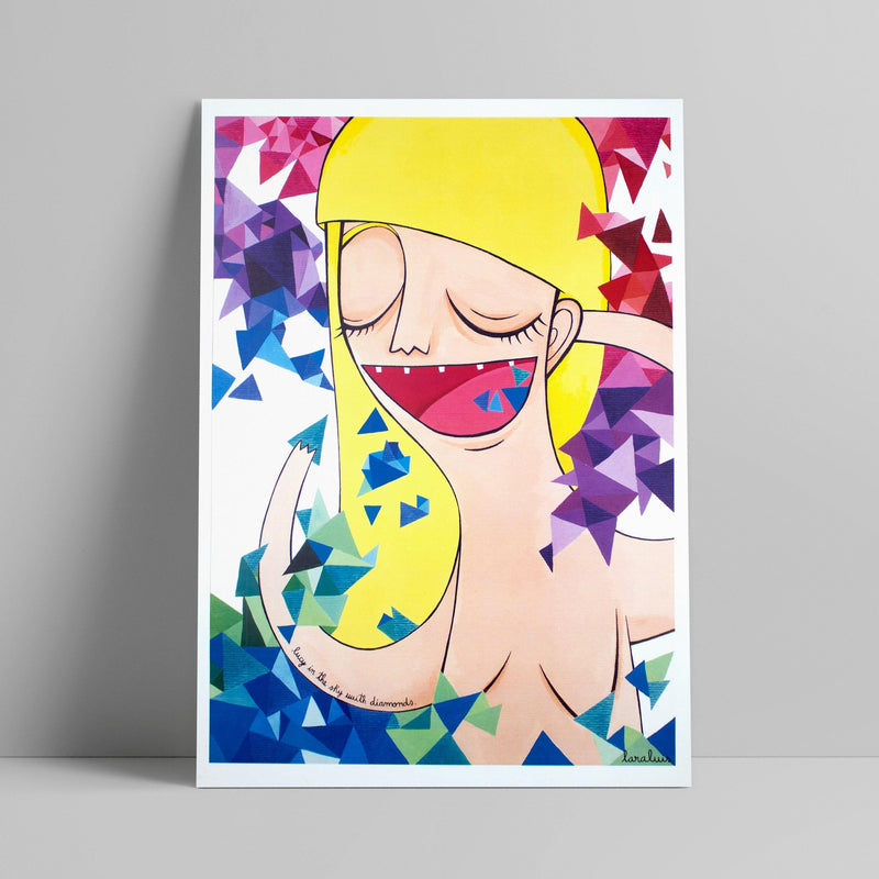 Lara Luís - Lucy In The Sky With Diamonds - Circus Network Street Art and Illustration