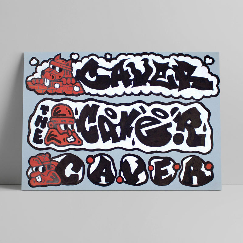 The Caver - Circus Network Street Art and Illustration