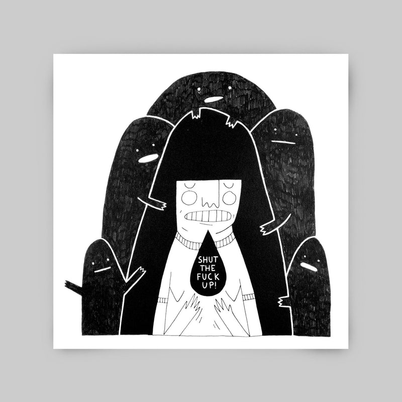 Lara Luís - Monsters 23x23 - Circus Network Street Art and Illustration in Porto Portugal