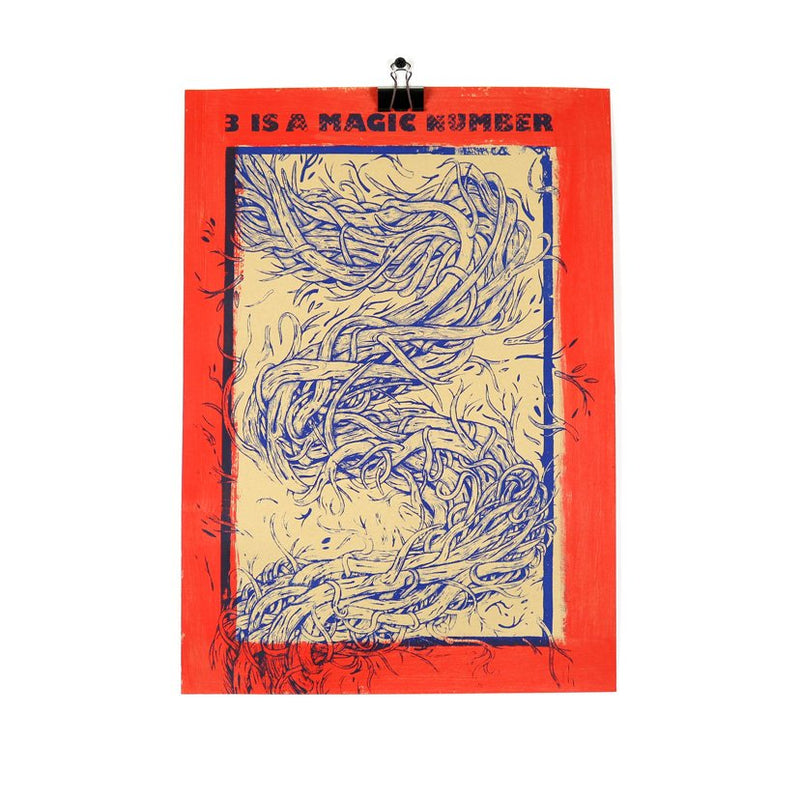 Bruno Albuquerque - 3 is a Magic Number II - Circus Network Street Art and Illustration in Porto Portugal