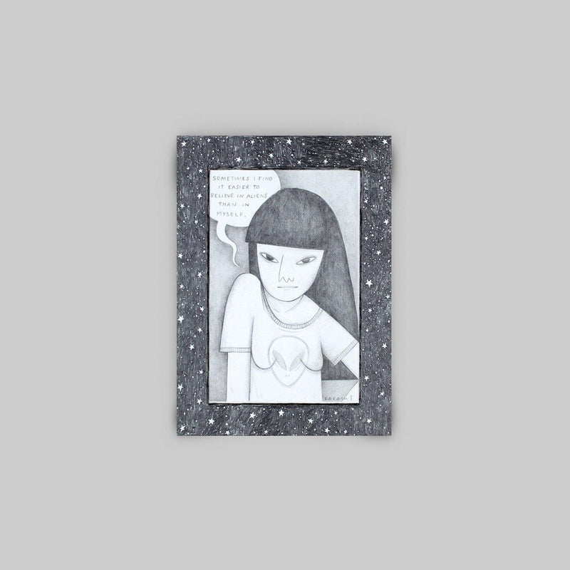 Lara Luís - Sometimes I Find It Easier To Believe In Aliens - Circus Network Street Art and Illustration