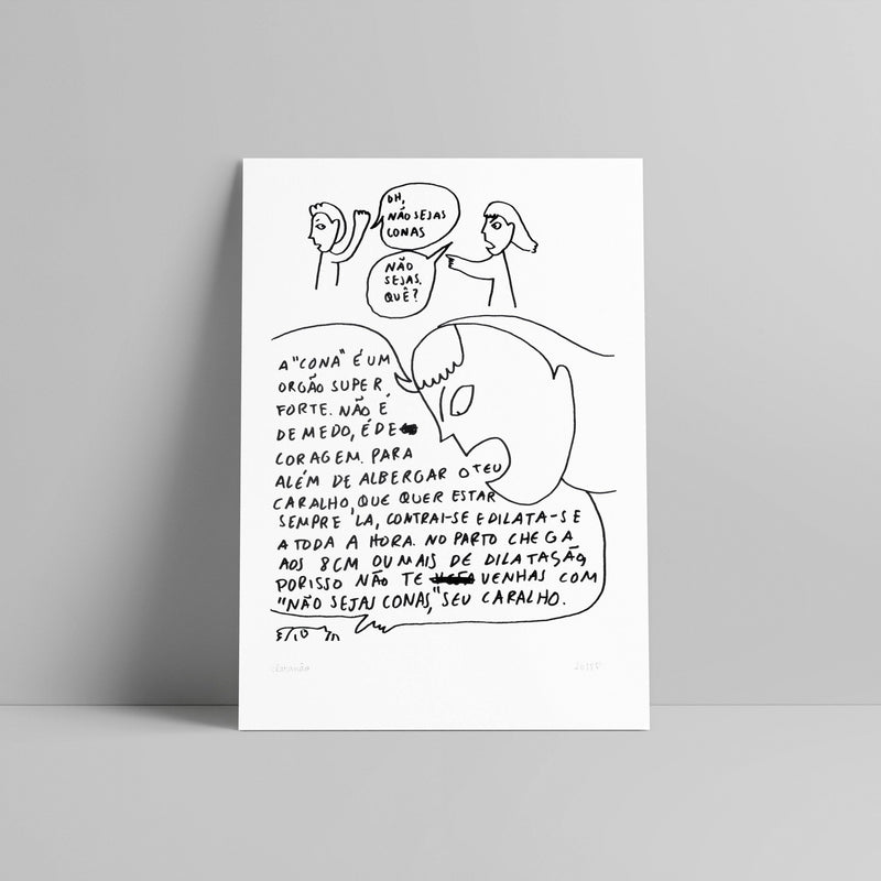 Clara Não - A Cona e um Orgao Super Forte - Circus Network Street Art and Illustration